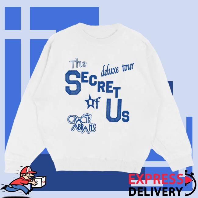 Official Gracie Abrams Merch Store TSOU Deluxe White Tour Sweater GracieAbrams