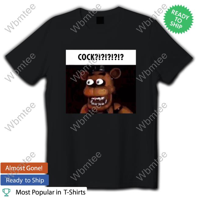 Official Uhthena Fnaf Five Nights At Freddy Cock Tee