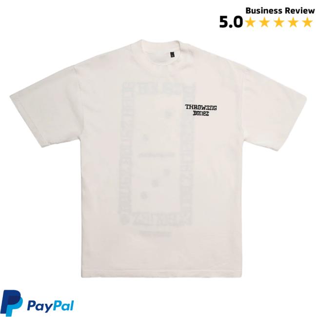 Official Maverick Carter Uninterrupted Clothing Store Shop Throwing Bones Tshirt White Mavcarter