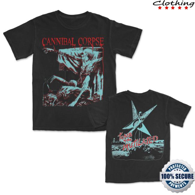 Official Kings Road Merch Store Cannibal Corpse Tomb Of The Mutilated Bootleg T-Shirt (Black) Kings Road Shop CannibalCorpse