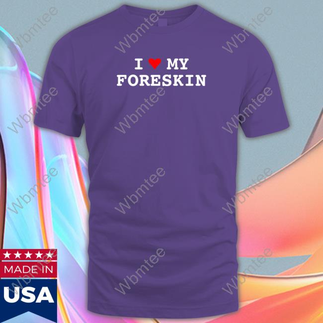 I Love My Foreskin Edition Limited Black Hoodie