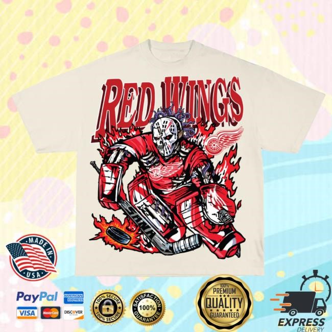 Red Wings Skullkeeper New Tee Sana Detroit