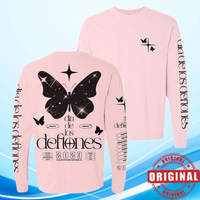 Dia De Los Deftones 2023 Butterfly Sparkle Blossom Crewneck Sweatshirt