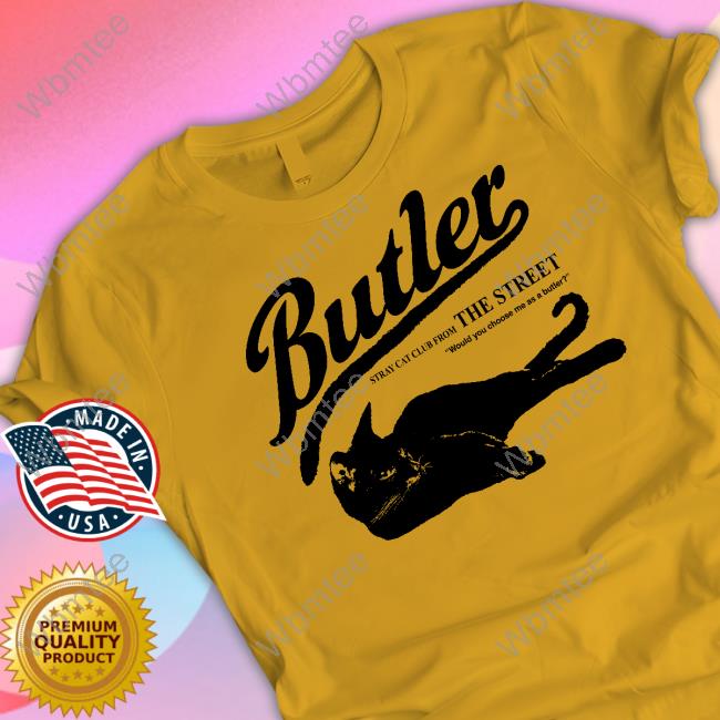 Butler Stray Cat Club From The Street T-Shirt Vivastudio