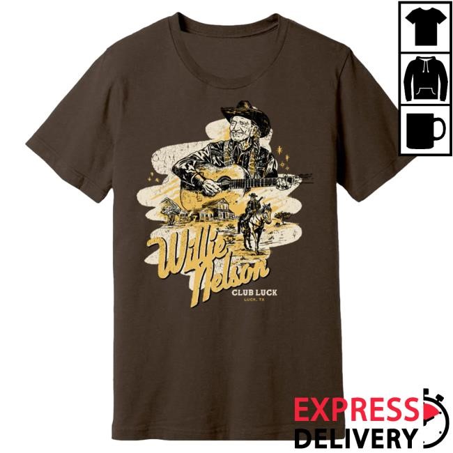 Official Willie Nelson Store Merch Shop Willie Nelson Cowboy Willie Tee Willienelson