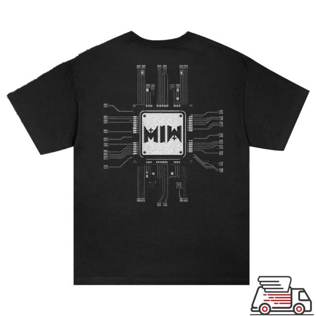 Official Miwmerch Motionless In White Cyborg T-Shirts (Black) Miw Merch Store