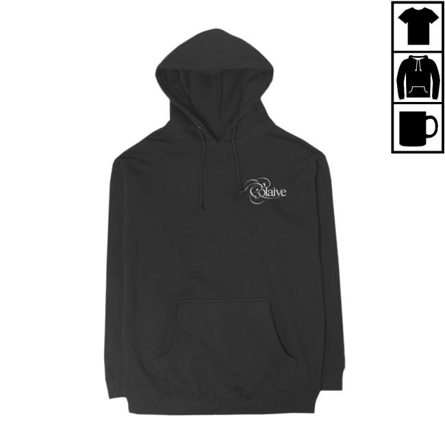 Black Logo Retro Hoodie – Glaive Shop Merch Glaivemusic