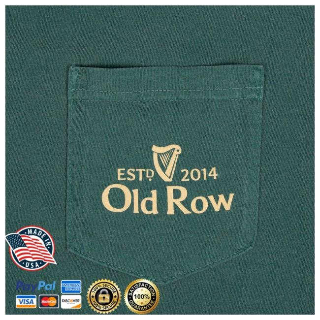 Official Old Row Clothing Store Old Row The Irish Party Bird Pocket Shirts