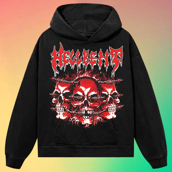 Official Hellbent Records Merch Shop SKULLCRUSHER LS Hoodie
