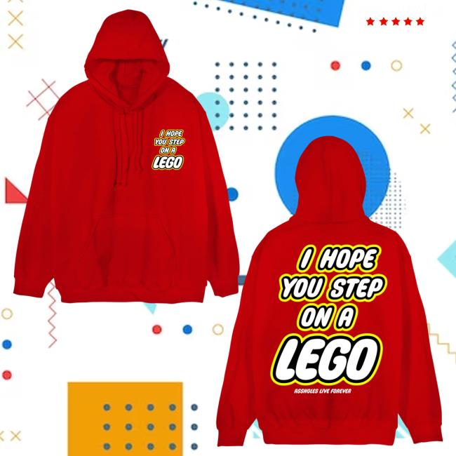 Official Linda Fine Gold Merch Store Assholes Live Forever Linda Finegold Alcoholics Step On A Lego Red Hoody Lindafinegold Apparel Clothing Shop AssholesLiveForever