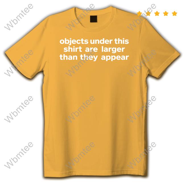 Objects Under This Shirt Are Larger Than They Appear Zip Up Hooded Inocent Joker Objects Under This Shirt Are Larger Than They Appear Shirts