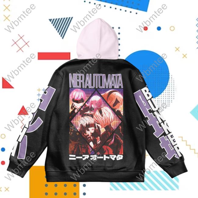 Official Anime Ape Clothing Yorha Units Nier Automata Streetwear Hoodies Animeape