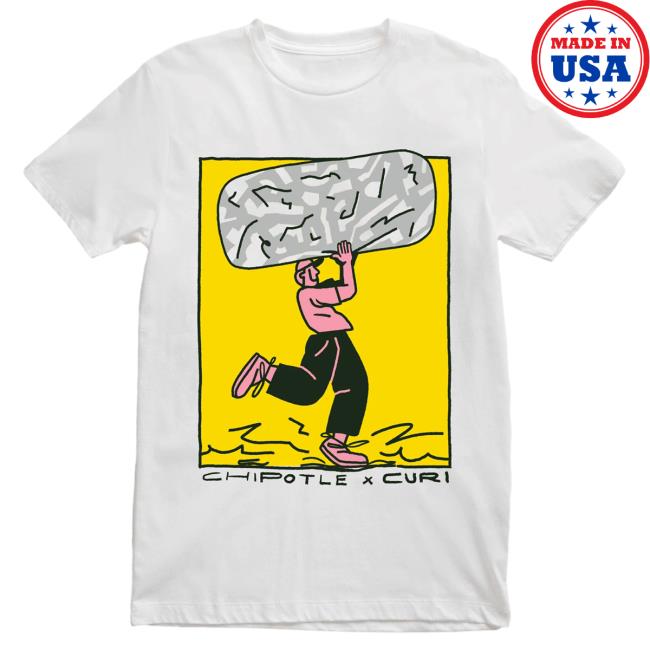 Official Chipotle Goods Merch Store The Burrito By Sebastian Curi T Shirt ChipotleGoods Shop