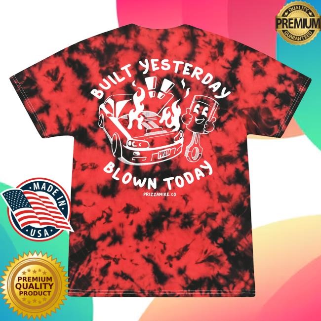 Built / Blown Red Dye Shirt Prizzamike