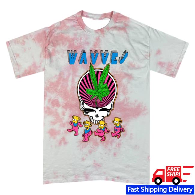 Official Hello Merch Wavves Deadhead Bart Tie-Dye Attractive Shirt HelloMerch