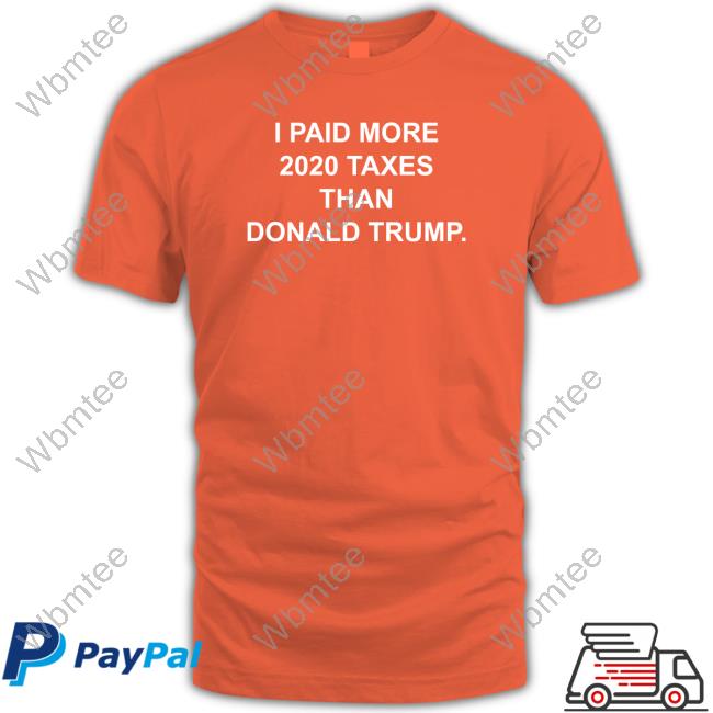 I Paid More 2022 Taxes Than Donald Trump Hooded Sweatshirt Raygun Site