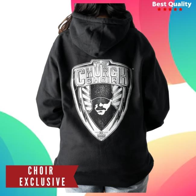 Eric Church Church Choir Badge Heavyweight Hooded Sweatshirt | Eric Church Official Merch Store Shop