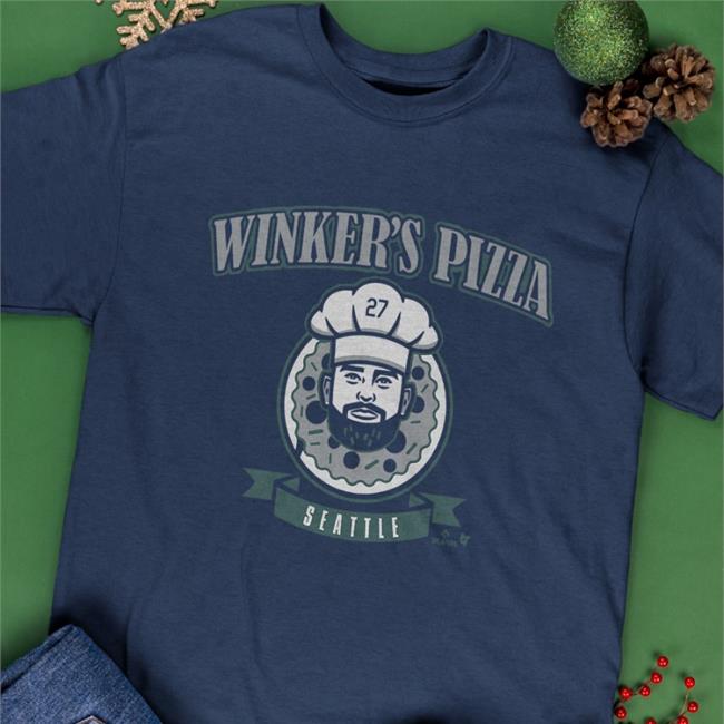 Winker's Pizza T Shirt Winker's Pizza Seattle Long Sleeve Tee Shirt Breakingt Mariners Team Store