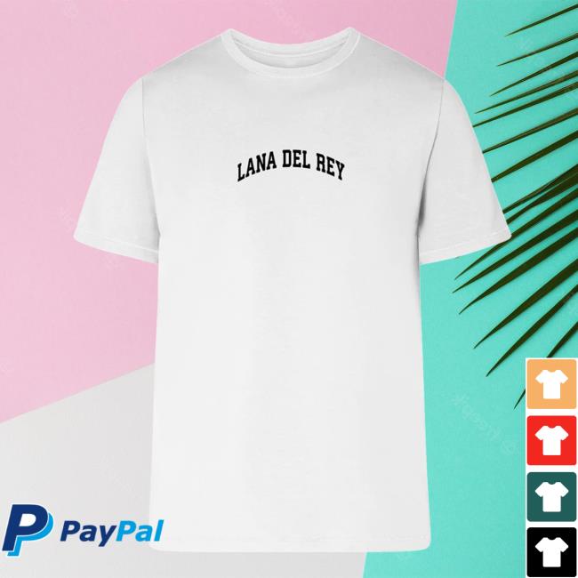 Lana Del Rey New White Logo Vintage Shirt