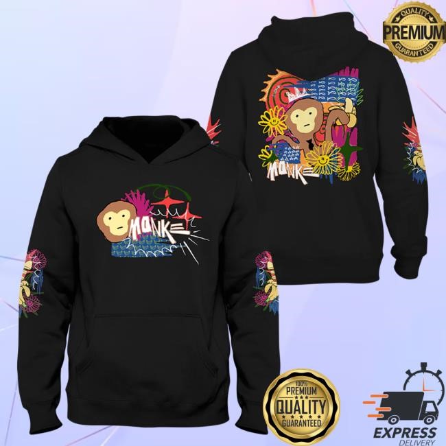 Official Monke Clothing Monke Basquiat II Pull Over Hoodie MonkeClothing