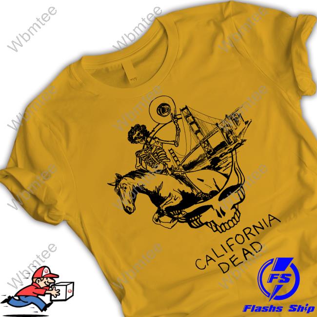 Grateful Dead Merch California United States Of Dead Long Sleeved T Shirt
