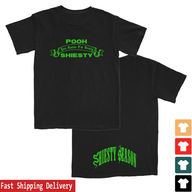 Official Pooh Shiesty Clothing Store Merch Really Shiesty T Shirt PoohShiesty Shop