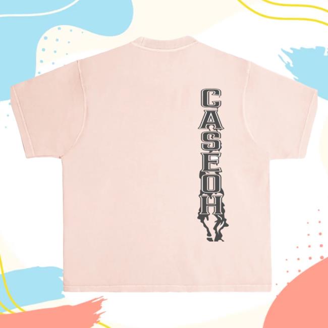 Official Caseoh Game Merch Caseoh Games “Caseoh” Urban Edition T-Shirt Salmon Caseohgames