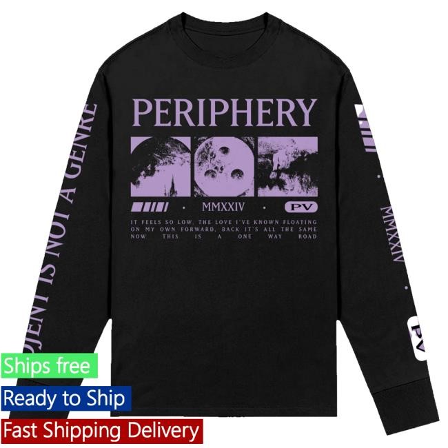 Periphery Official Merch Album Collage Long Sleeve Tees