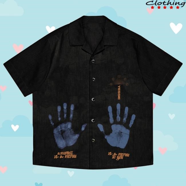 Official Jessie Reyez Merch Jessie Reyez Prayer Hands Button Up Shirt