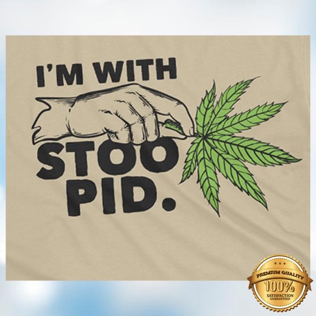 Official Slightly Stoopid Merch Store Shop I'm With Stoopid Leaf Shirt