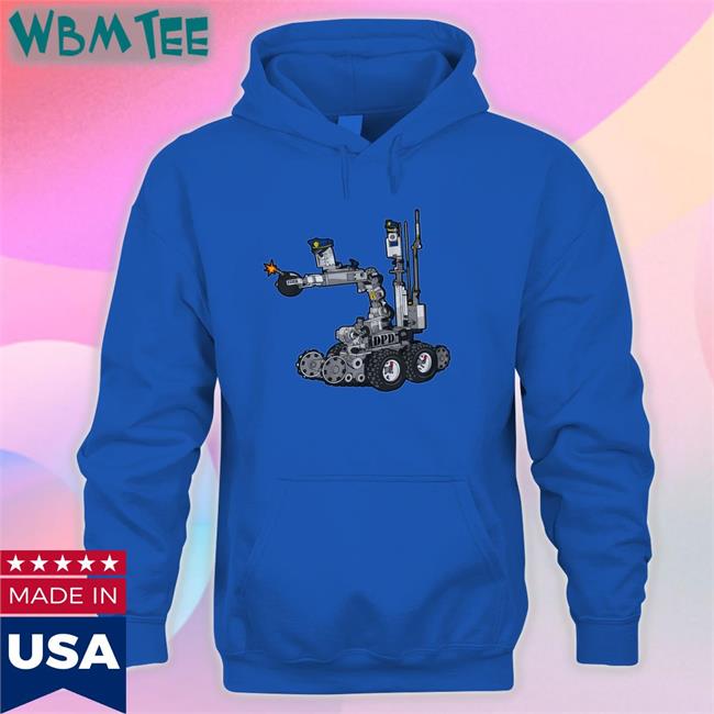 Donut Operator Merch Bunkerbranding Dallas Bomb Robot T Shirt
