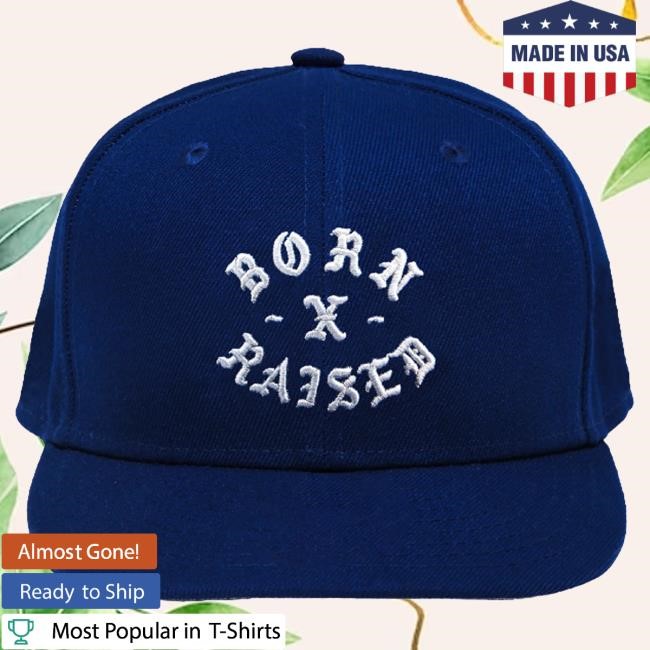Official Born X Raised Merch Store Shop New Era Rocker Snapback Cap: Royal Blue BornxRaised