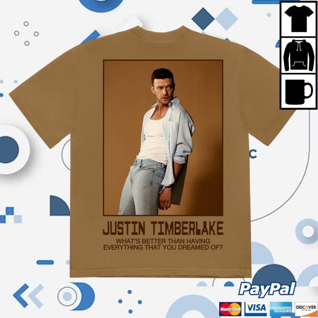 Official Justin Timberlake Merch Store Shop Justin Timberlake EITIW Top Shirt 2
