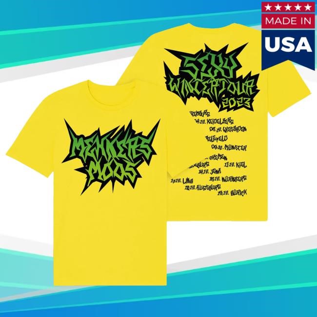 Mehnersmoos - Tour Shirt - Sexy Winter Tour 2023 - Gelb