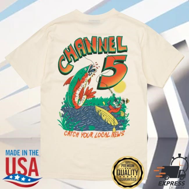 Official Channel 5 Merch Shop Store Channel 5 Catching | Bone Shirt Channel5
