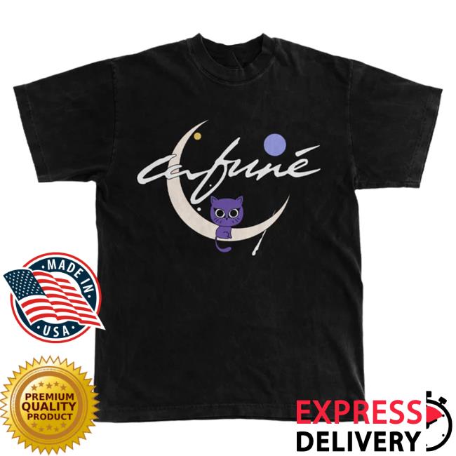 Official Hello Merch Store Cafune Cat/Moon T-Shirts Cafuné HelloMerch Apparel Clothing Shop
