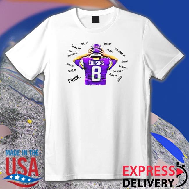 Official Minnesota Vikings Kirk Cousins Football Shirts