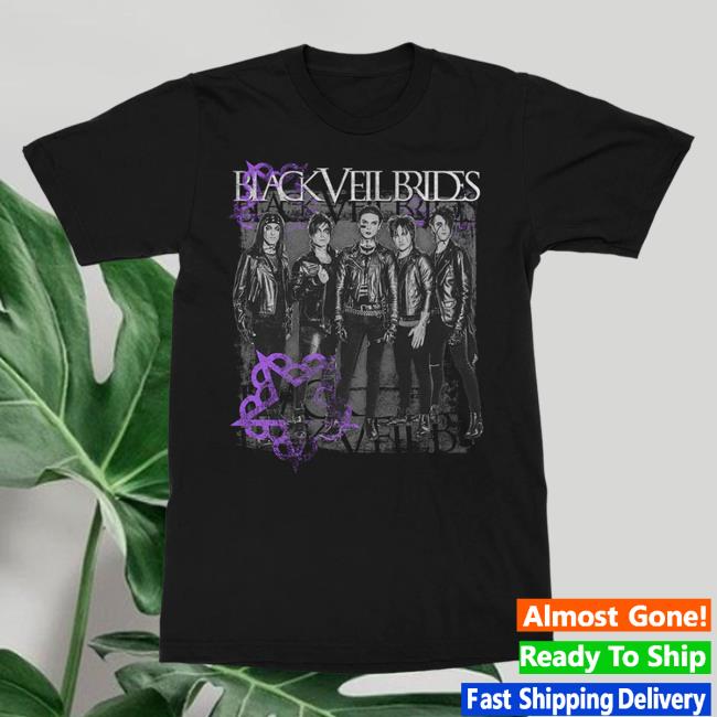 Official Black Veil Brides Merch Store Black Veil Brides The Outcasts T-Shirt Black Veil Brides Clothing Shop