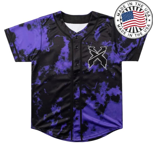 Headbanger Tie Dye Baseball Jersey