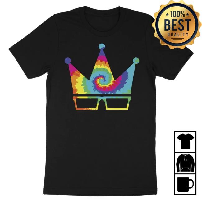 Tie-Dye Crown Shirt - Framerate Merch