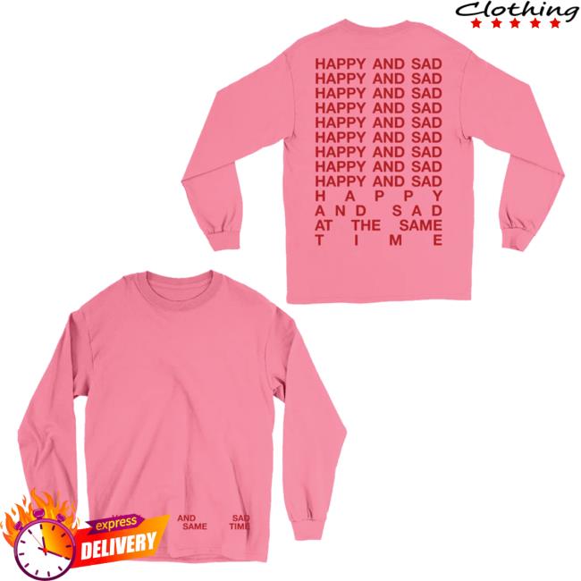Official Kacey Musgraves Merch Store Shop K A C E Y M U S G R A V E S Happy & Sad At The Same Time Long Sleeve Shirt KaceyMusgraves Spaceykacey