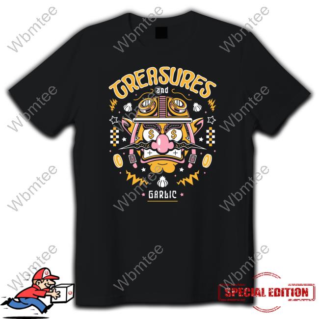 Official The Yetee Shop Abad Treasures And Garlic Long Sleeve Tee Shirt By Ruben Bernabe Abad Wario64