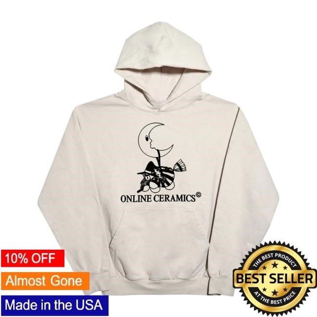 Official Online Ceramics Witch Logo Pullover Hoodie