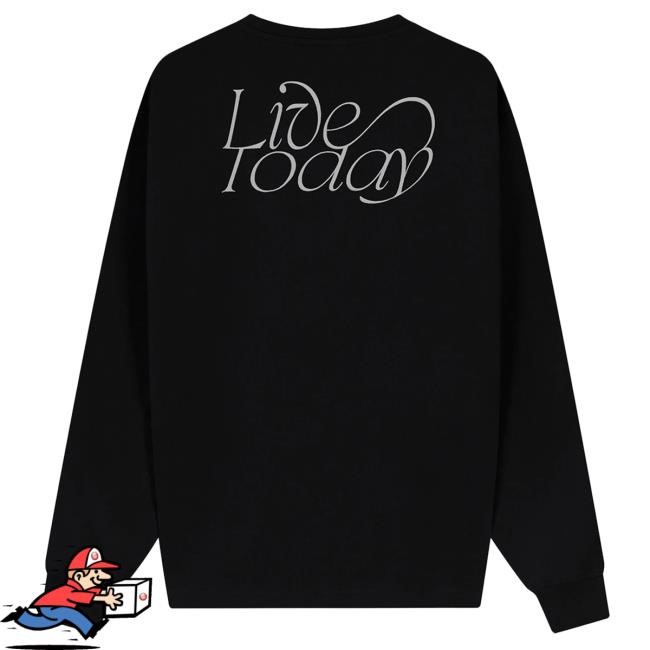 Swirl Live Today Crew Neck Sweatshirt Tomorrowland Official Merch Store Shop