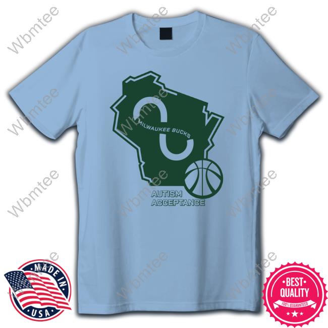 Milwaukee Bucks Autism Acceptance Shirt