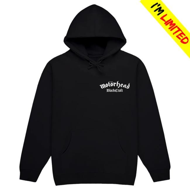 Official Blackcraft Cult Motörhead x Blackcraft Jesus Pullover Hoodie