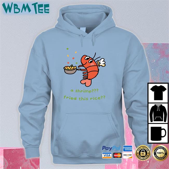 Liliuhms A Shrimp Fried This Rice Hooded Sweatshirt Lily Anime Nyc Booth 1258