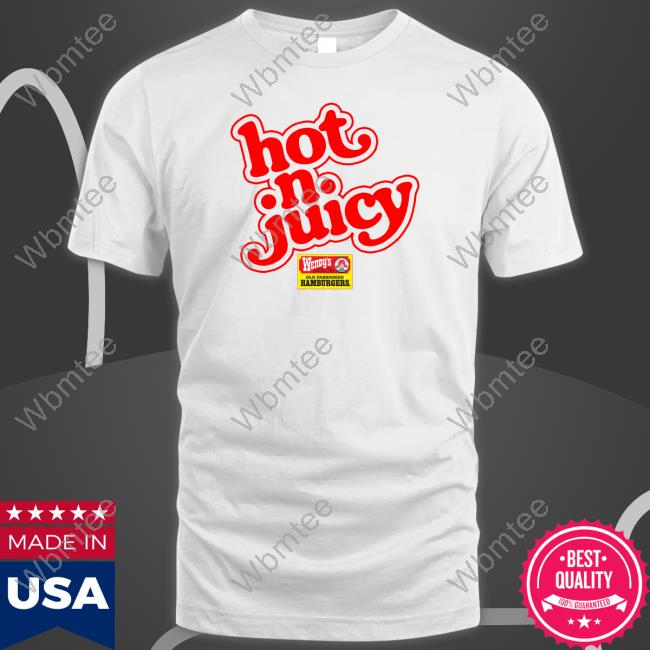 80S Wendy's Hot N Juicy Hamburgers Tee