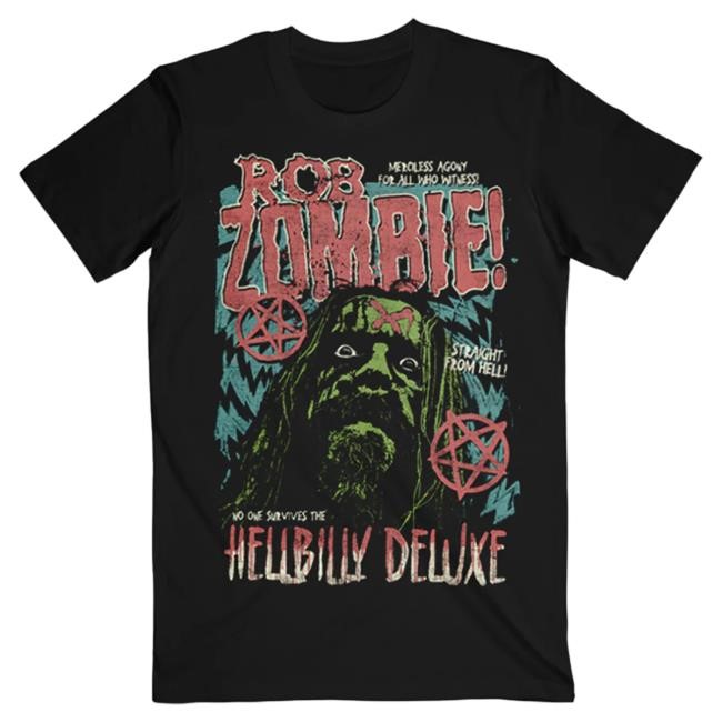 Official Rob Zombie Store Shop Hellbilly Doom T Shirt Rob Zombie Apparel Shop RobZombie