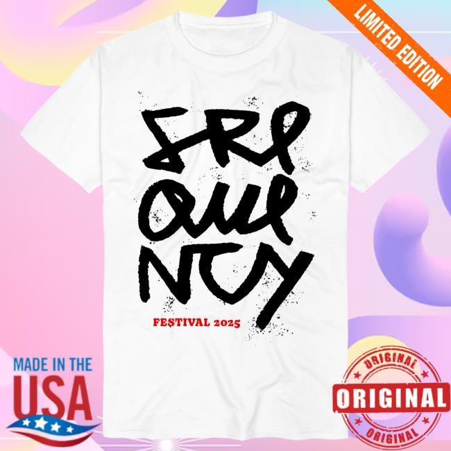Official Frequency Festival Store Shop Marker (Line-Up 2025) T Shirt FM4 Frequency Festival